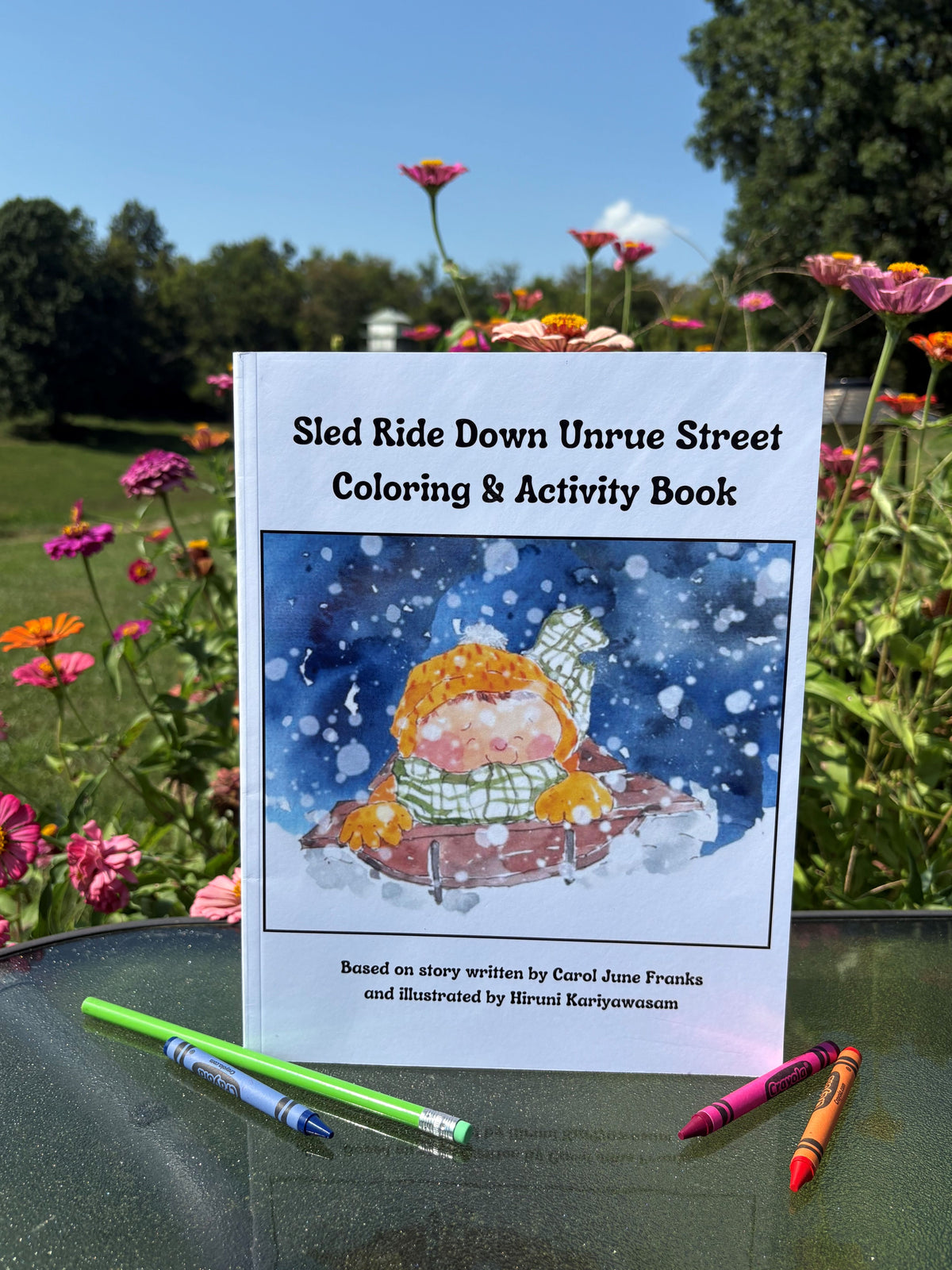 Sled Ride Down Unrue Street Coloring & Activity Book