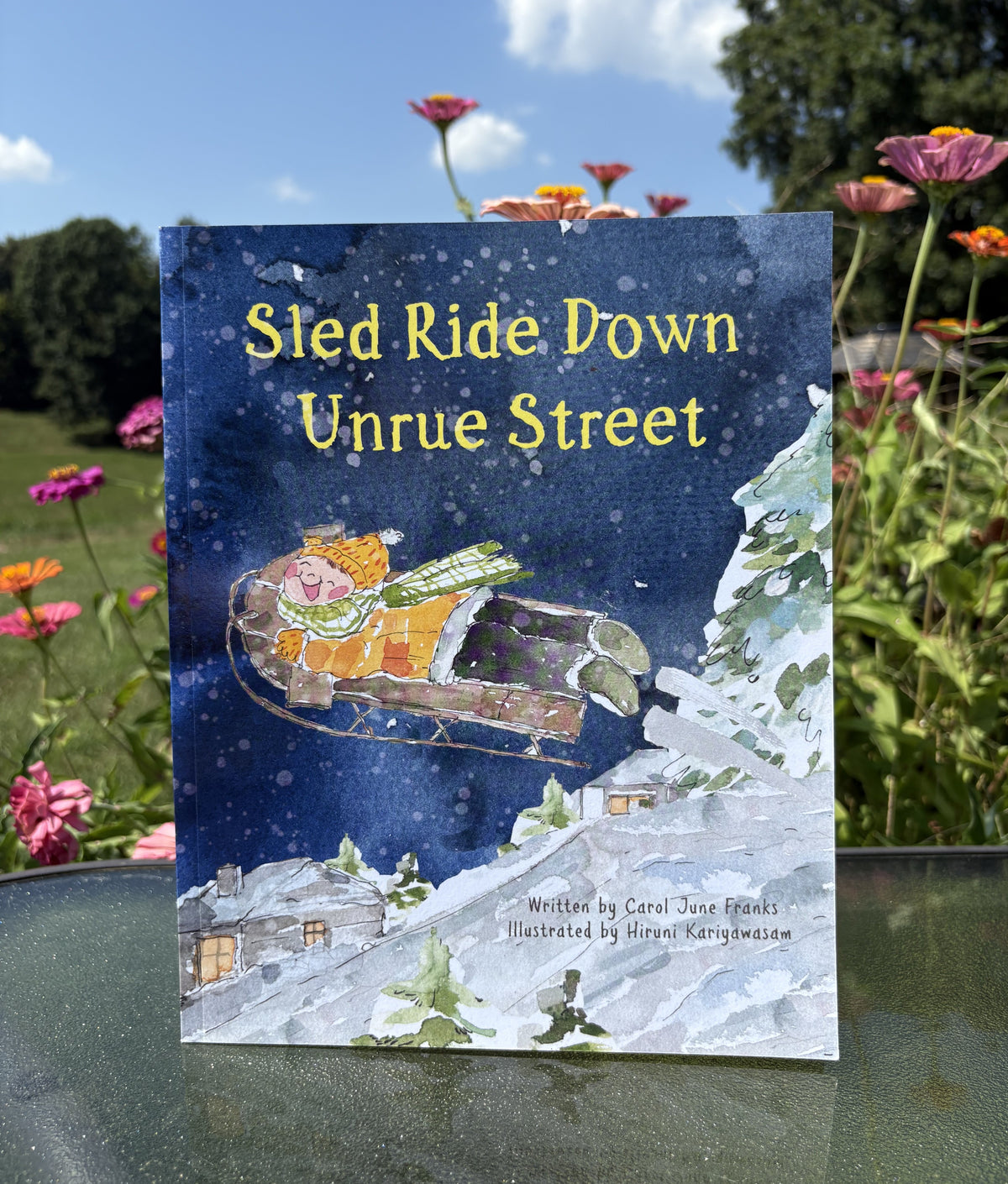 Sled Ride Down Unrue Street HARDCOVER